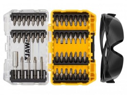 DEWALT DT70703 Screwdriving Set, 47 Piece + Safety Glasses £19.99